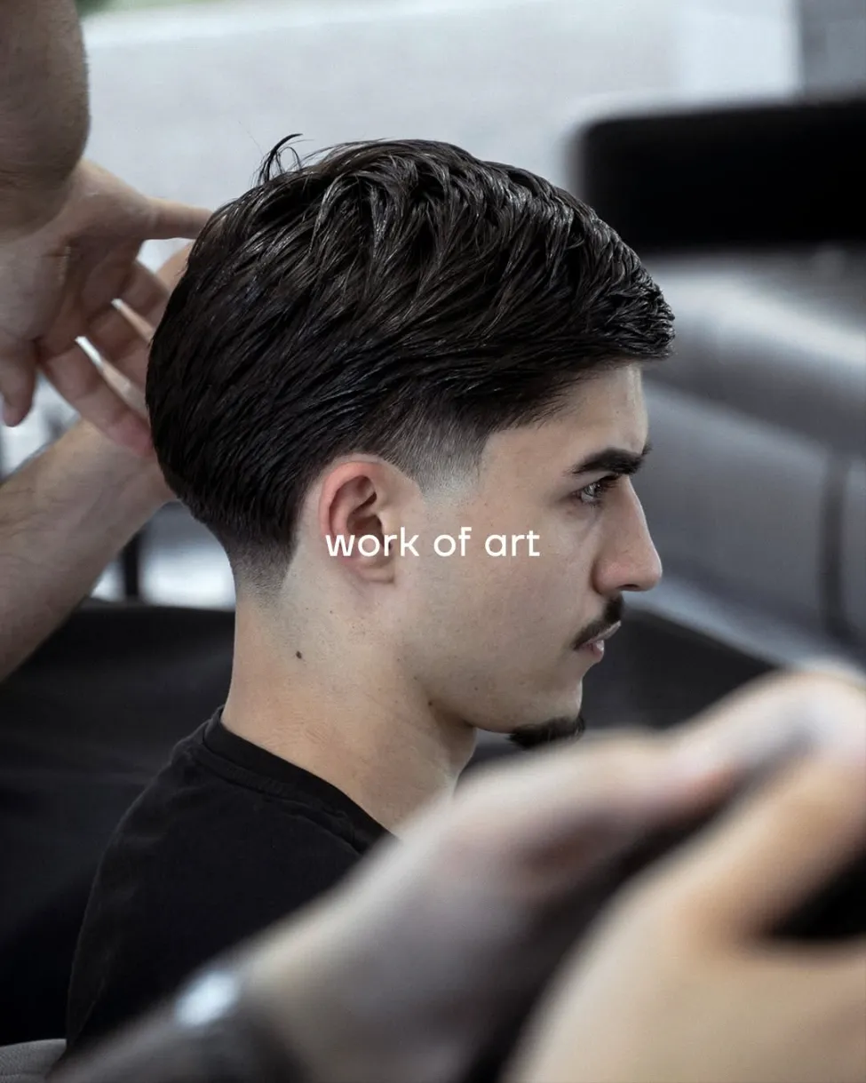 A finished cut, in profile